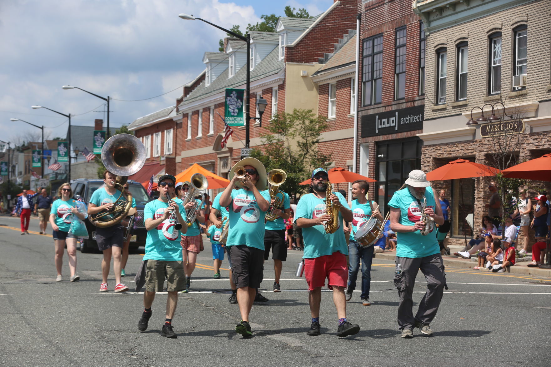 Hammonton's annual Fourth of July parade 2019 along Bellevue Avenue.